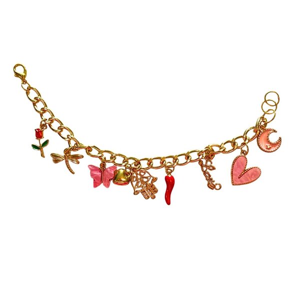 Pink Charm Bracelet - Picture 1 of 6